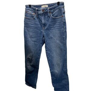 Madewell Curvy Perfect Vintage‎ Jean 26P Petite Blue Denim